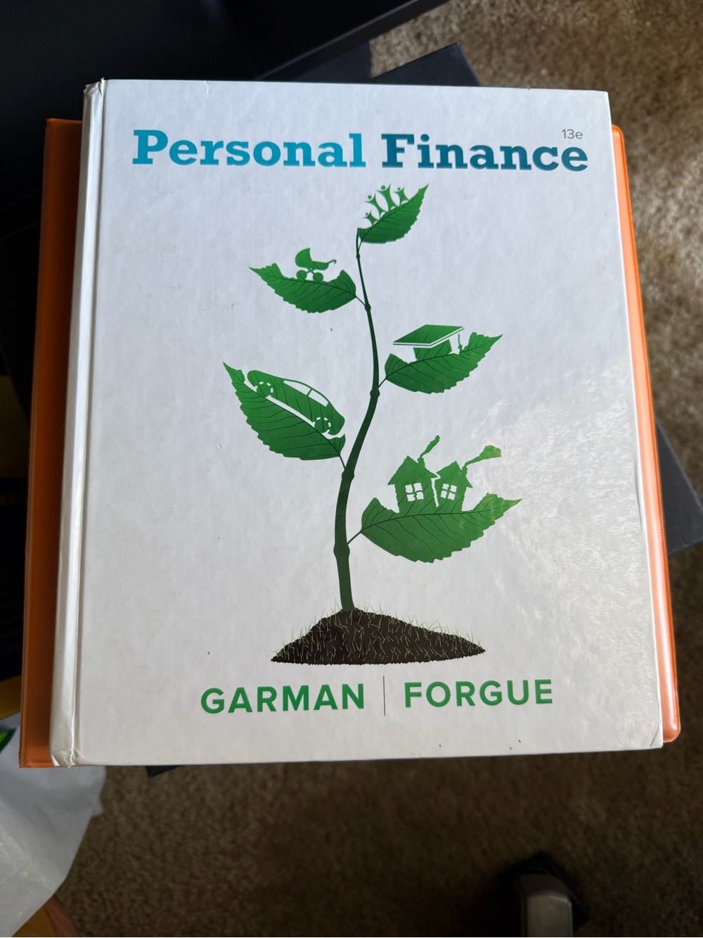 Hardcover Personal Finance Textbook by Garman & Forgue - 13th Edition